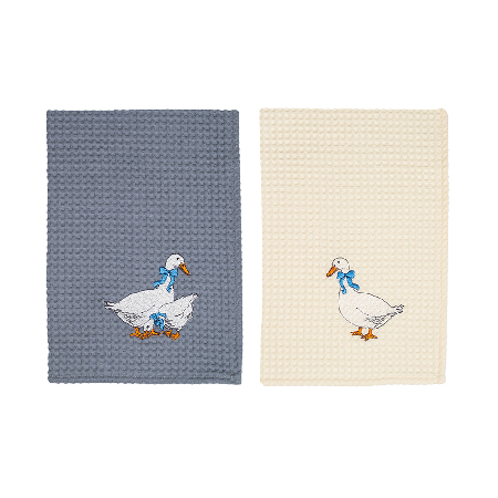 Комплект полотенец вафельных Гуси Бернадотт