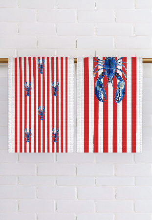 Набор полотенец вафельных Омар