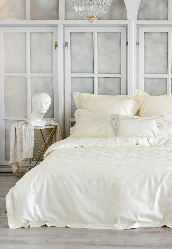 Комплект постельного белья Амедея Cream 400 ТС