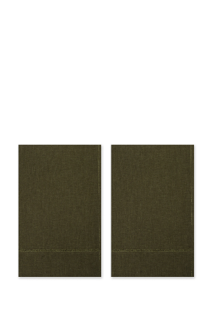 Комплект полотенец столовых lin/cotton Olive Green