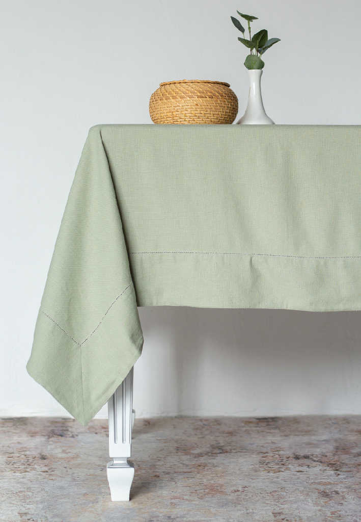 Скатерть столовая lin/cotton Crystal Green