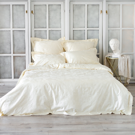 Комплект постельного белья Амедея Cream 400 ТС