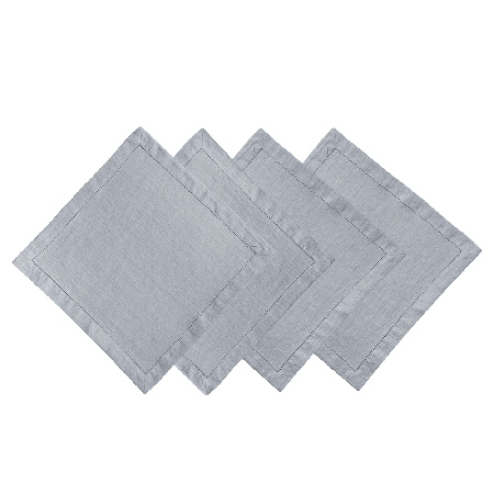 Комплект салфеток столовых lin/cotton Silver