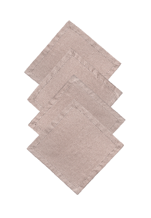 Комплект салфеток столовых lin/cotton French Rose