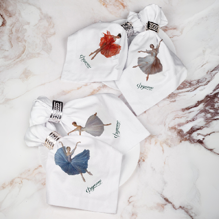 Набор салфеток столовых Балет "Федоскино"