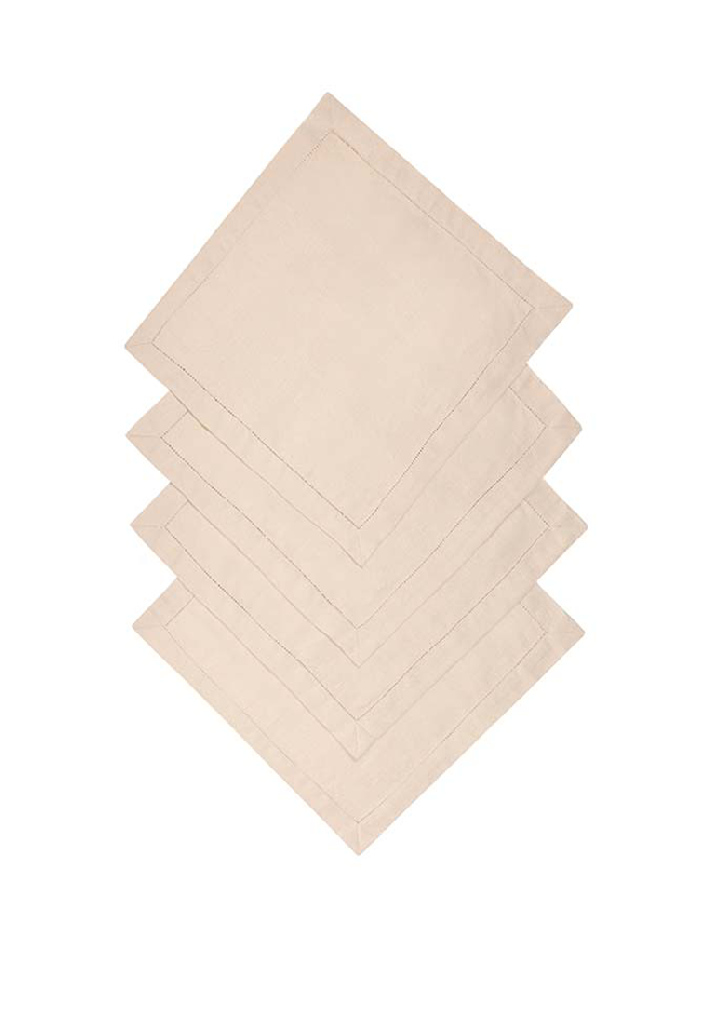 Комплект салфеток столовых lin/cotton Sand