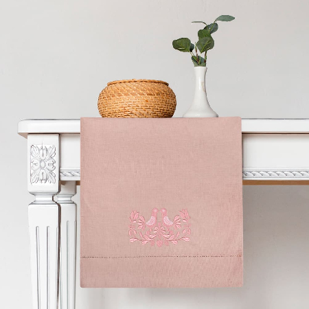 Дорожка столовая с вышивкой Scandi birds