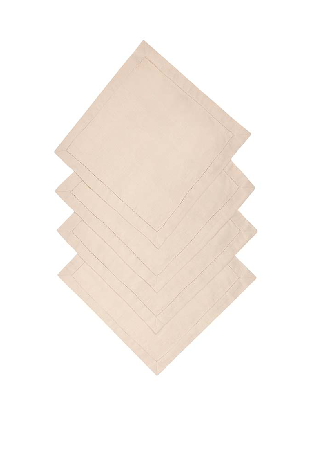Комплект салфеток столовых lin/cotton Sand