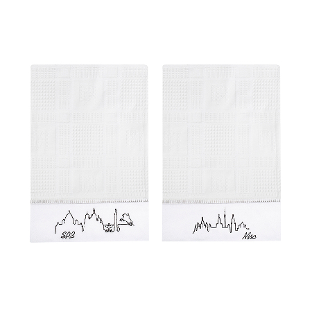 Комплект полотенец вафельных Travel/Russia