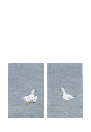 Комплект полотенец столовых с вышивкой lin/cotton Goose bernadotte