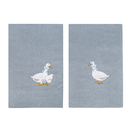 Комплект полотенец столовых с вышивкой lin/cotton Goose bernadotte