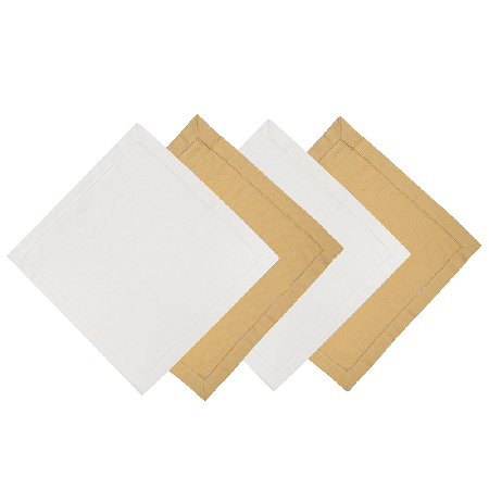 Комплект салфеток столовых  Ice cream/Sienna