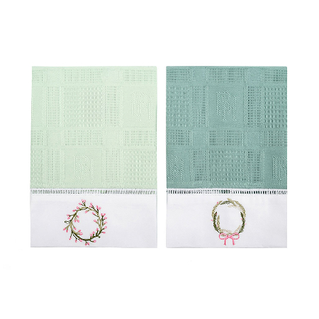 Набор полотенец вафельных Весенняя нежность