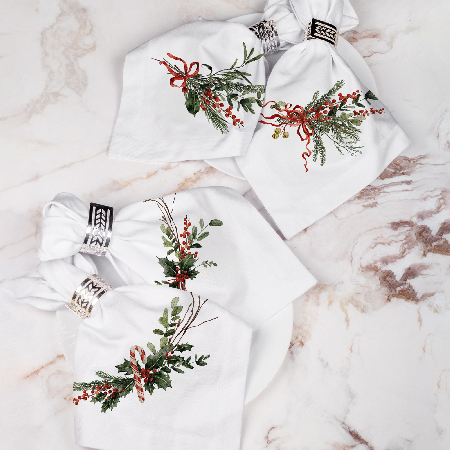 Набор салфеток столовых Зимнее настроение