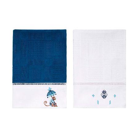 Набор полотенец вафельных Stylish monkey