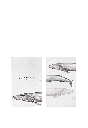 Комплект полотенец столовых Blue whale