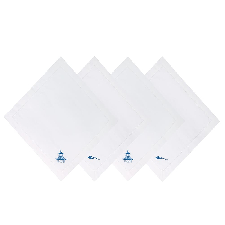 Набор салфеток столовых с вышивкой Blue Dragon