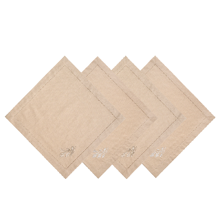 Набор салфеток столовых с вышивкой Golden Oaks