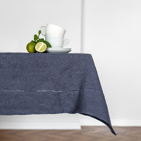 Скатерть столовая lin/cotton Dark Grey