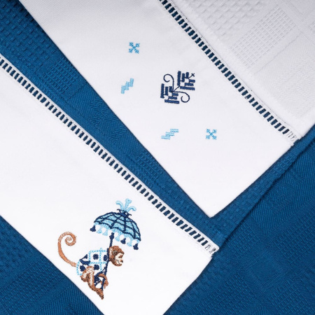 Набор полотенец вафельных Stylish monkey