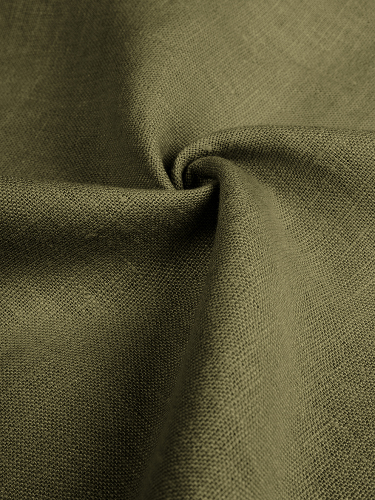 Дорожка столовая lin/cotton Olive Green