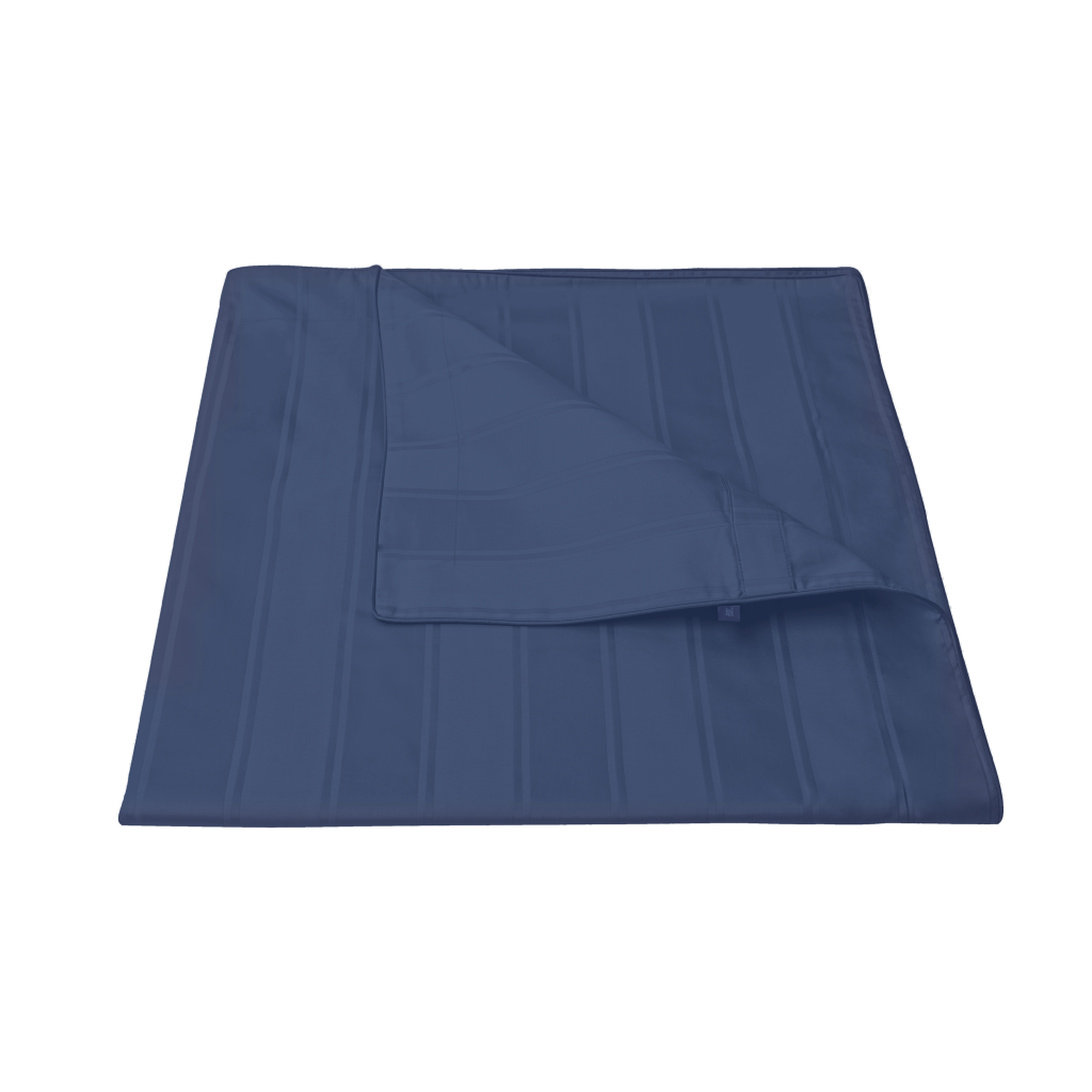 Комплект постельного белья Винсент Navy страйп-сатин 400 TC