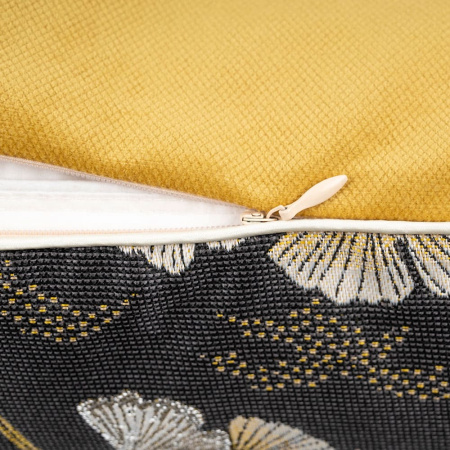 Декоративная подушка Гингко графит