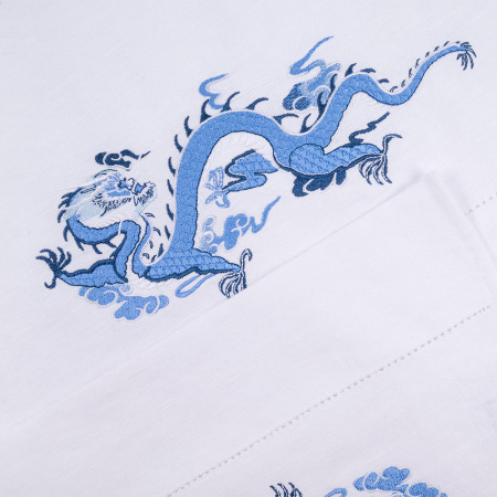 Дорожка столовая с вышивкой «Blue Dragon»