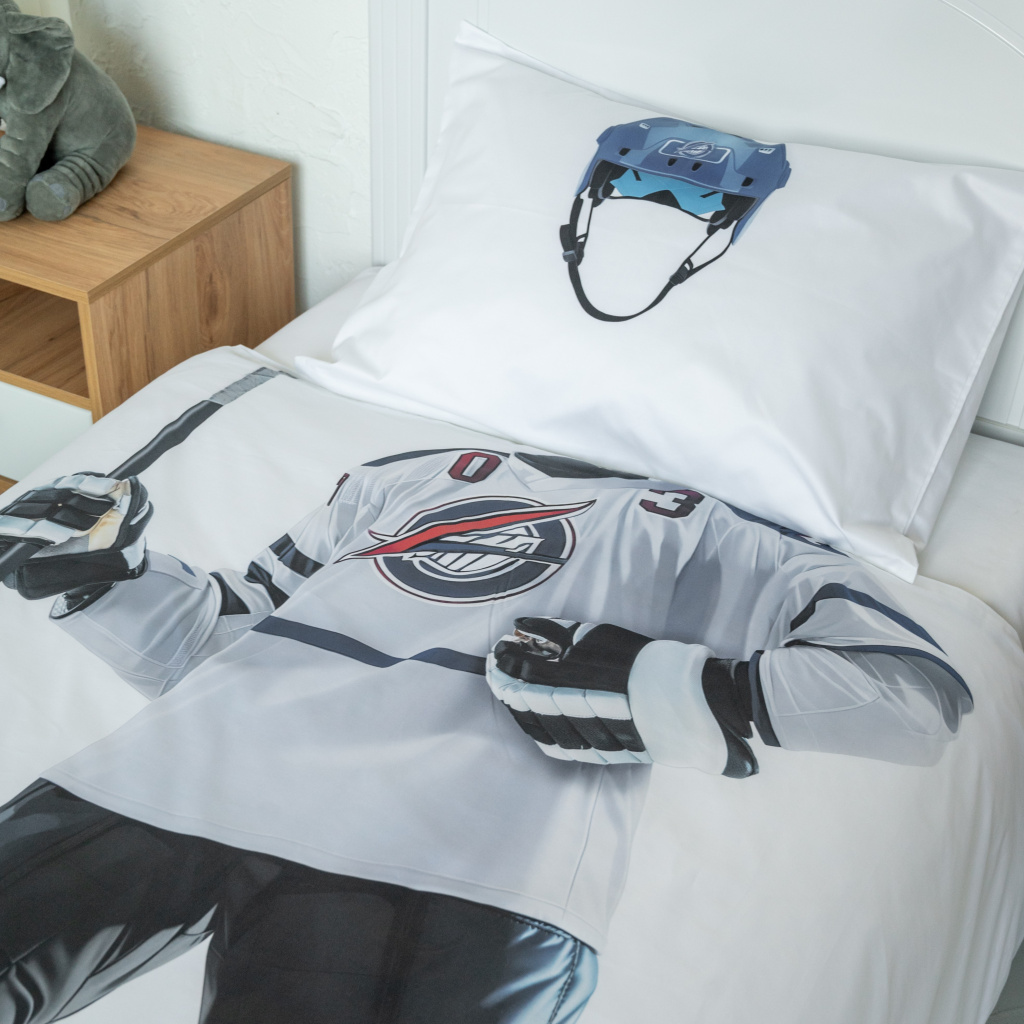 Комплект постельного белья Мама, я Хоккеист 200 TC