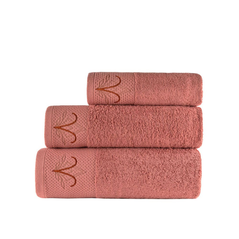 Комплект махровых полотенец Сангрия с вышивкой Овен