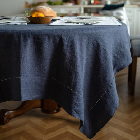Скатерть столовая lin/cotton Dark Grey