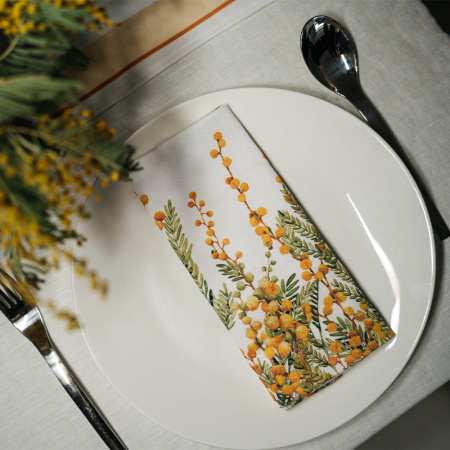 Дорожка столовая с вышивкой Mimosa