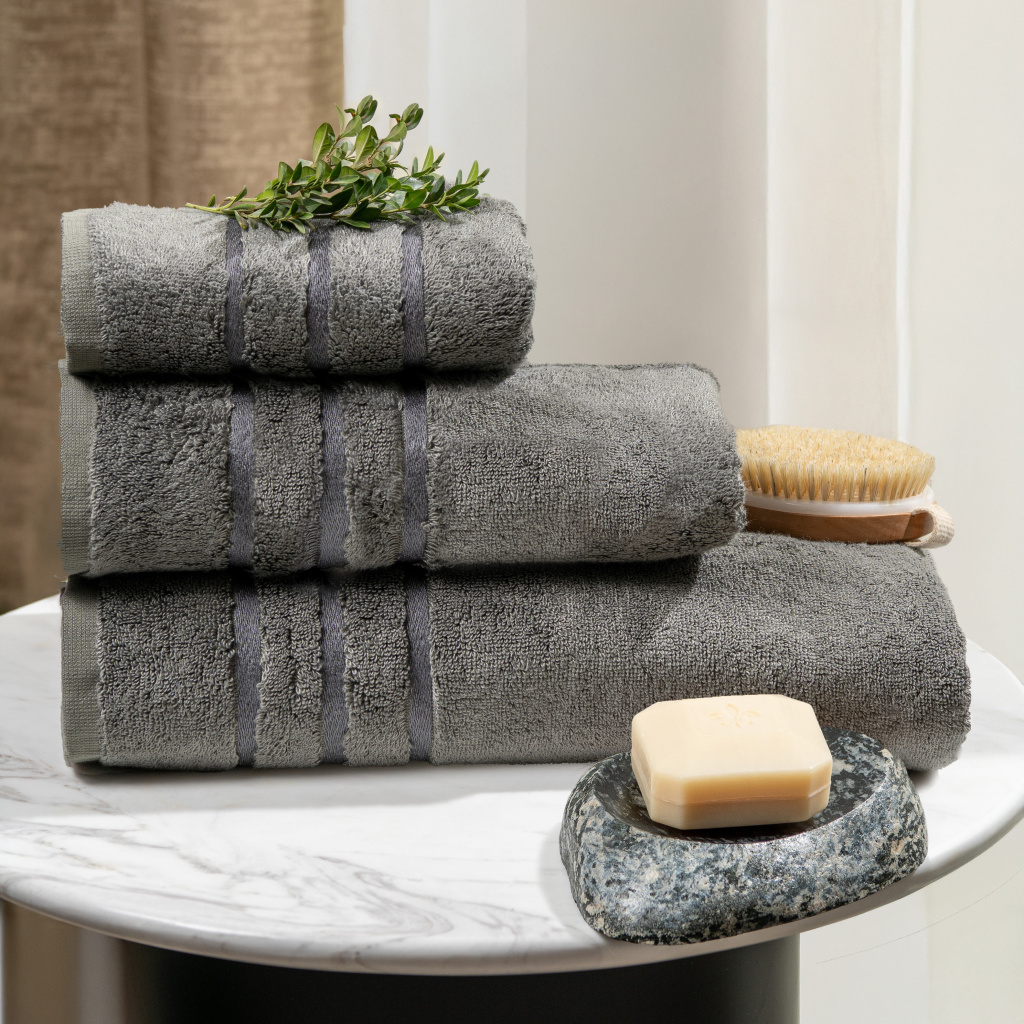 Полотенце махровое Акито Антрацит