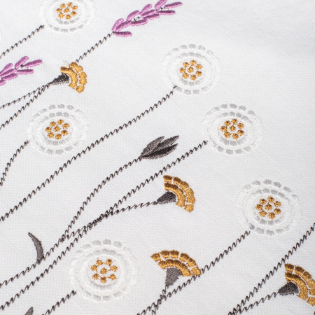 Дорожка столовая lin/cotton с вышивкой Meadow romance