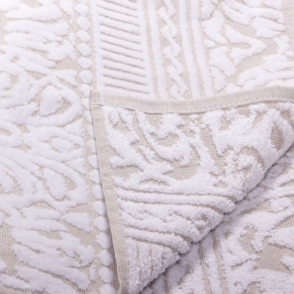 Полотенце Saint Andrewes, цвет бежевый/белый