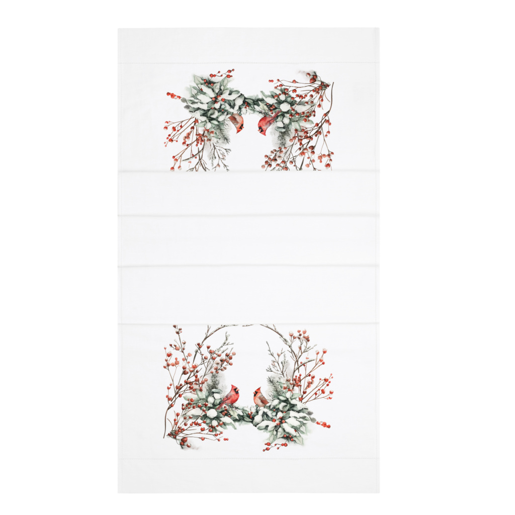 Дорожка столовая Зимний кардинал