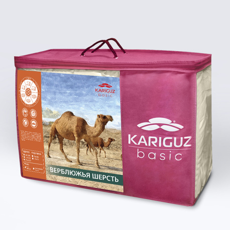 Одеяло Верблюжья шерсть, легкое