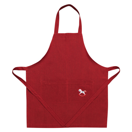 Фартук кухонный с вышивкой lin/cotton Рождественская сказка