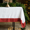Скатерть столовая с вышивкой lin/cotton Рождественская сказка