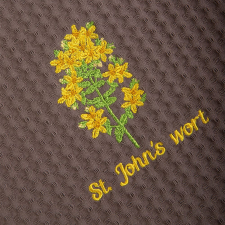 Комплект полотенец вафельных Луговая ромашка