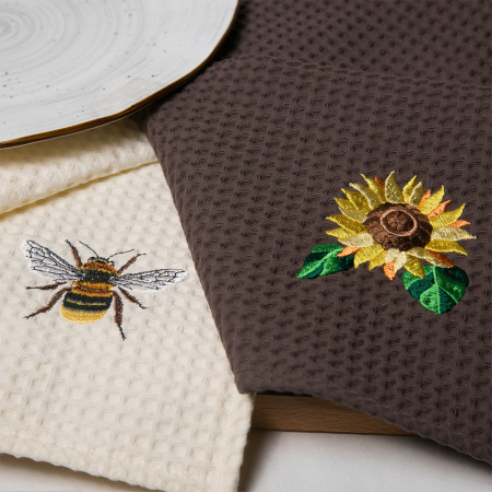 Комплект полотенец вафельных Пасека