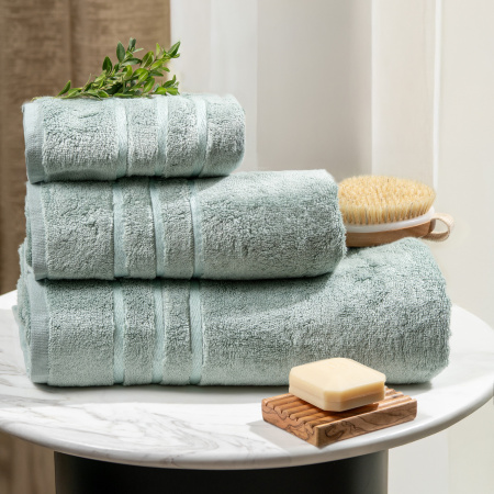 Набор махровых полотенец Акито Малахит