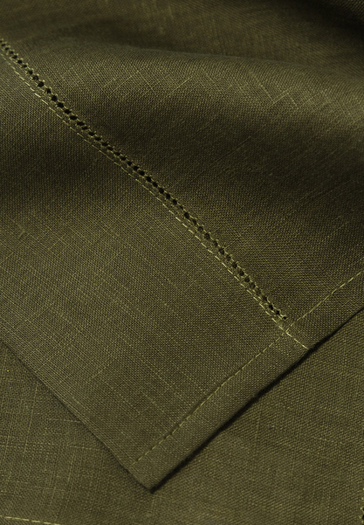 Комплект полотенец столовых lin/cotton Olive Green