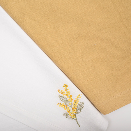 Набор салфеток столовых с вышивкой Mimosa