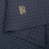 Плед вафельный Графит с вышивкой BH