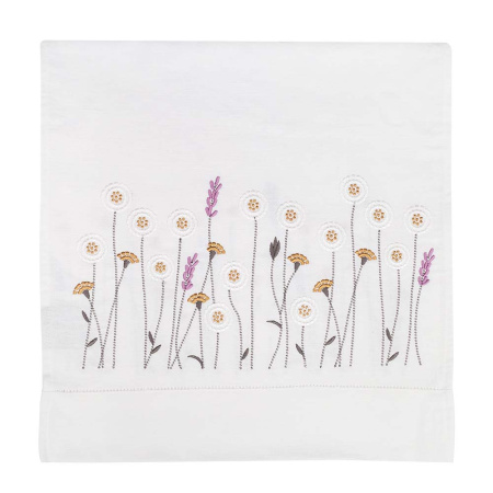 Дорожка столовая lin/cotton с вышивкой Meadow romance