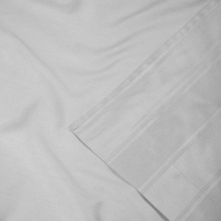 Наволочка Винсент Silver страйп-сатин 400 TC