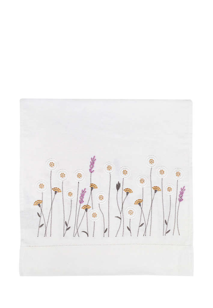 Дорожка столовая lin/cotton с вышивкой Meadow romance