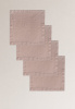 Комплект салфеток столовых lin/cotton French Rose