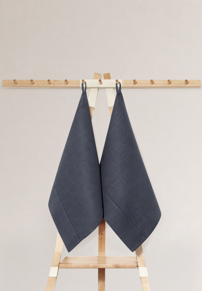 Комплект полотенец столовых lin/cotton Dark Grey